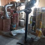 Nylon shev exturder machine