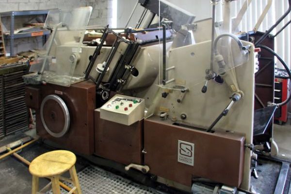 thomson saroglia automatic platen press with hot foiling unit new and used machines for sale the machine market 58112
